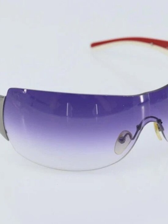 PRADA Sunglasses plastic Purple Auth bs33479 main image 10